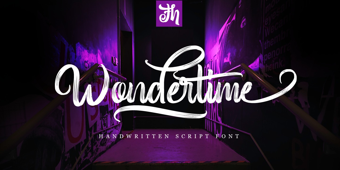 Wondertime Font preview